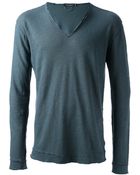 Dolce & Gabbana V-neck Top - Lyst