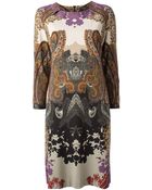 Etro Jersey Paisley Shift Dress - Lyst