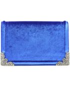 McQ by Alexander McQueen Velvet Clutch - Lyst
