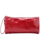 Miu Miu Patentleather Clutch - Lyst