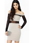Nasty Gal Block Out Mesh Dress - Lyst
