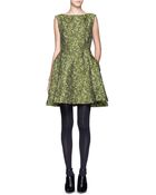 Alice + Olivia Jacquard Sleeveless Dress - Lyst