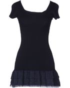 Ermanno Scervino Short Dress - Lyst