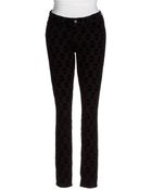 Guess Brittney Printed Skinny Ankle Jeans - Lyst