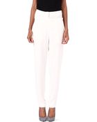 Proenza Schouler Satin Doublefront Trousers - Lyst
