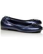 Tory Burch Metallic Reva Ballet Flat - Lyst