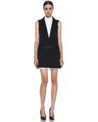 Victoria Beckham Tux Dress - Lyst