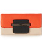 Topshop Colorblock Clutch - Lyst