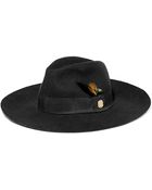 Vince Camuto Brim Panama Hat - Lyst