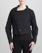 Donna Karan New York Asymmetric Buttonfront Jacket - Lyst