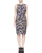 Erdem Millie Printed Cotton Dress - Lyst