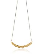 Niza Huang Under Earth Texture Gold And Silver Necklace - Lyst