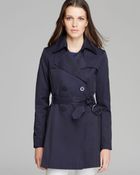 Via Spiga Scarpa Double Breasted Trench Coat - Lyst