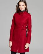 Via Spiga Coat - Ly Faux Leather - Lyst