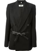 Jean Paul Gaultier Belted Blazer - Lyst