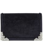 McQ by Alexander McQueen Velvet Clutch - Lyst