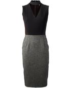 Victoria Beckham Sleeveless Dress - Lyst