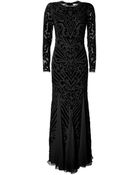 Emilio Pucci Silk Blend Embellished Gown In Black - Lyst