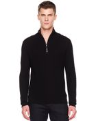 Michael Kors Frontzip Sweater - Lyst