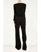 Rick Owens Wide Leg Bias Trousers - Lyst