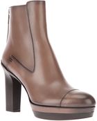 Santoni Platform Ankle Boot - Lyst