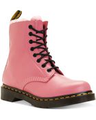 Dr. Martens Serena Fauxfur Booties - Lyst