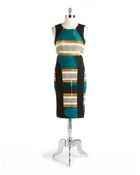 Ivanka Trump Brushstrokes Sheath Dress - Lyst