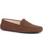 Tod's Suede Mocassins - Lyst