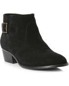 Steve Madden Prizzze Suede Ankle Boots - Lyst