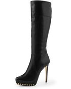 MICHAEL Michael Kors Ailee Studded Tall Boot - Lyst