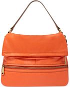 Fossil Explorer Leather Flap Bag - Lyst