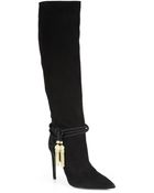 Ralph Lauren Collection Talisse Suede Kneehigh Boots - Lyst