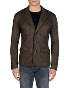 Armani Jeans Three Buttons Jacket - Lyst
