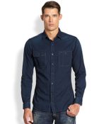Ralph Lauren Black Label Denim Workshirt - Lyst