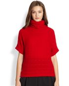 Ralph Lauren Blue Label Woolcashmere Cableknit Sweater - Lyst