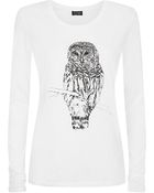 Armani Jeans Owl Tshirt - Lyst