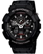 G-Shock Analog Digital Black Cloth Strap Watch - Lyst