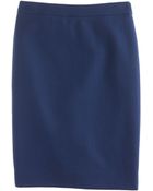 J.Crew Petite No. 2 Pencil Skirt In Double-Serge Wool - Lyst