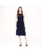 J.Crew Petite Megan Dress In Silk Chiffon - Lyst