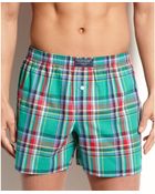 Polo Ralph Lauren Celebrity Plaid Woven Boxer - Lyst