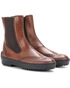 Tod's Leather Chelsea Boots - Lyst