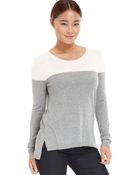 Calvin Klein Jeans Long Sleeve Colorblock Sweater - Lyst