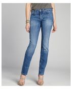 Notify Light Blue Stretch Denim Hellebora Skinny Jeans - Lyst