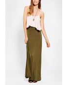 Urban Outfitters Knit Layered Maxi Dress - Lyst