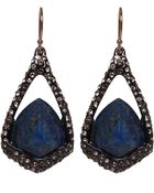 Alexis Bittar Ruthenium Suspended Lapis Lazuli Earrings - Lyst