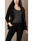 Burberry Merino Wool Knitted Jacket - Lyst