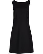 Jil Sander Navy Short Dress - Lyst