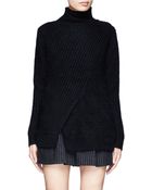 3.1 Phillip Lim Wool angora Knit Sweater - Lyst
