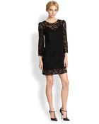Dolce & Gabbana Longsleeve Lace Dress - Lyst