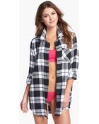 Make + Model Flannel Nightshirt - Lyst